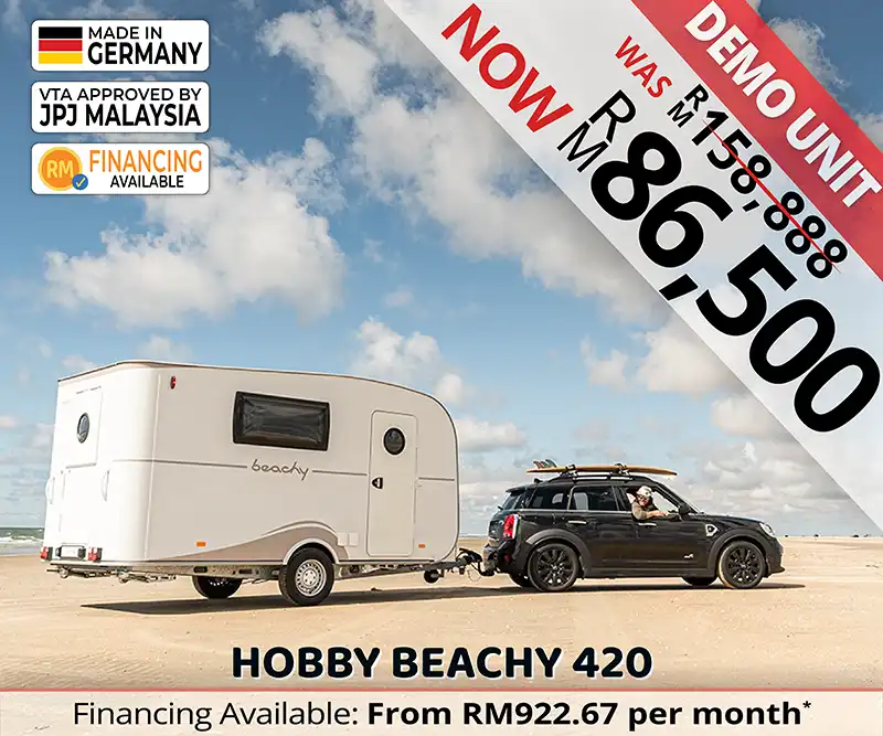 Hobby Beachy 420 Caravan Malaysia