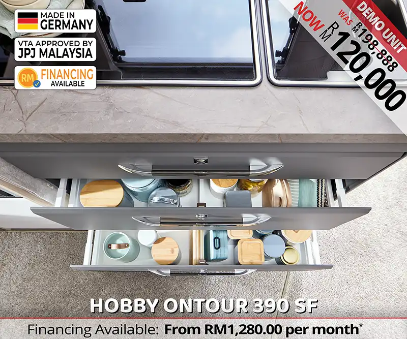 Hobby Ontour 390 SF Caravan Malaysia