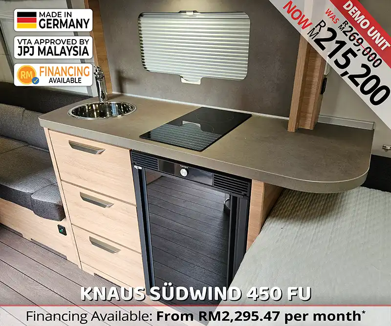 Knaus Südwind 450 FU 60 Years Edition Caravan Malaysia